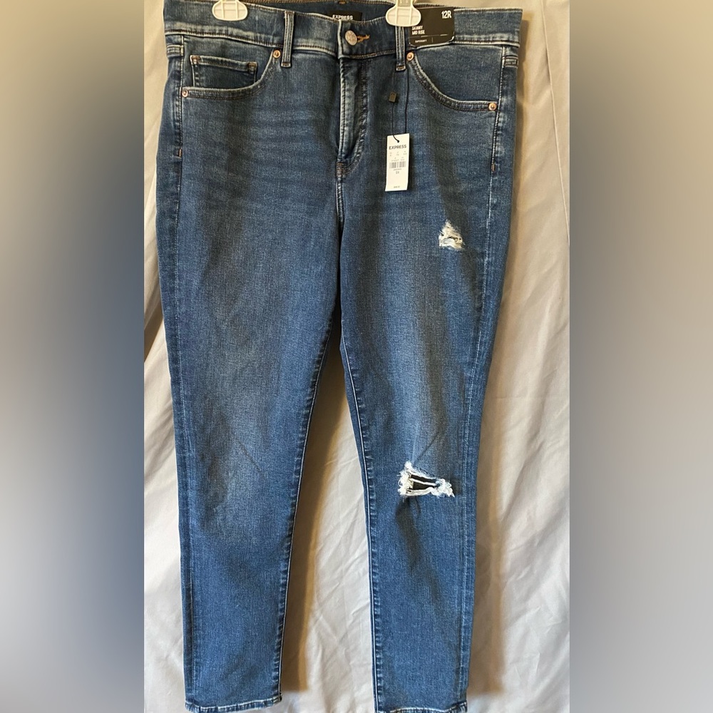 Express Skinny Mid Rise Jeans
